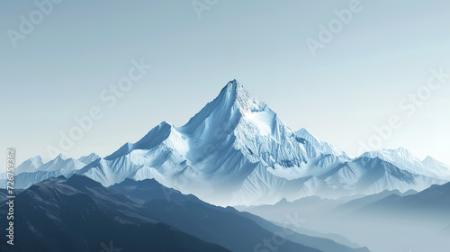 minimalistic mountains desktop background