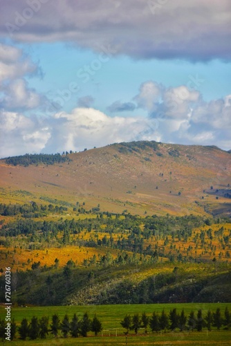 landscape with mountains