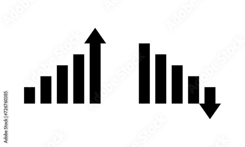 Growing and declining graph