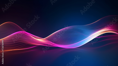 Digital technology particles abstract background, abstract analysis visualization