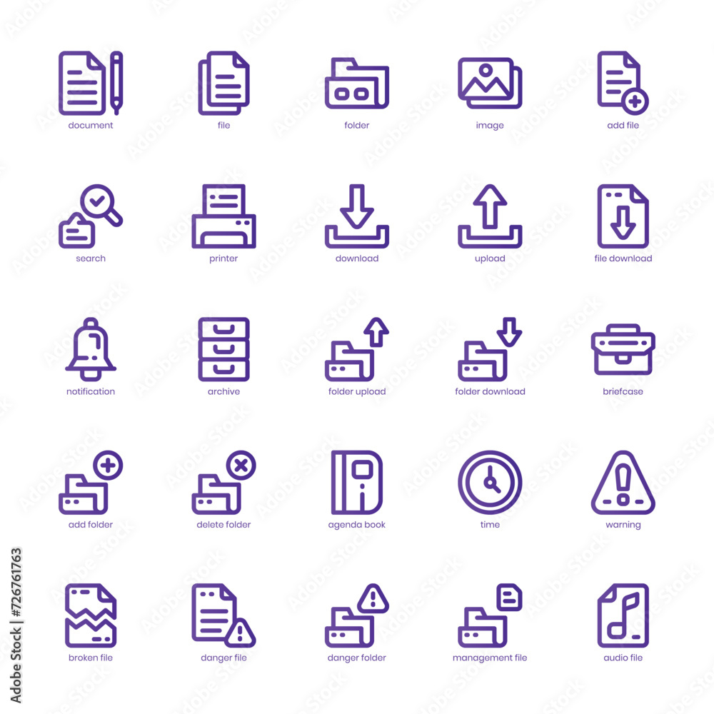 Document File icon pack for your website, mobile, presentation, and logo design. Document File icon basic line gradient design. Vector graphics illustration and editable stroke. Document File icon pack for your website, mobile, presentation, and logo design. Document File icon basic line gradient design. Vector graphics illustration and editable stroke.