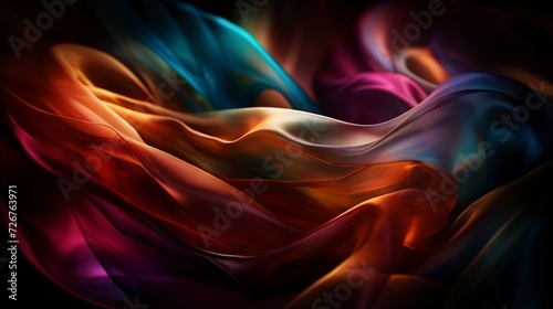 abstract blue wave background,