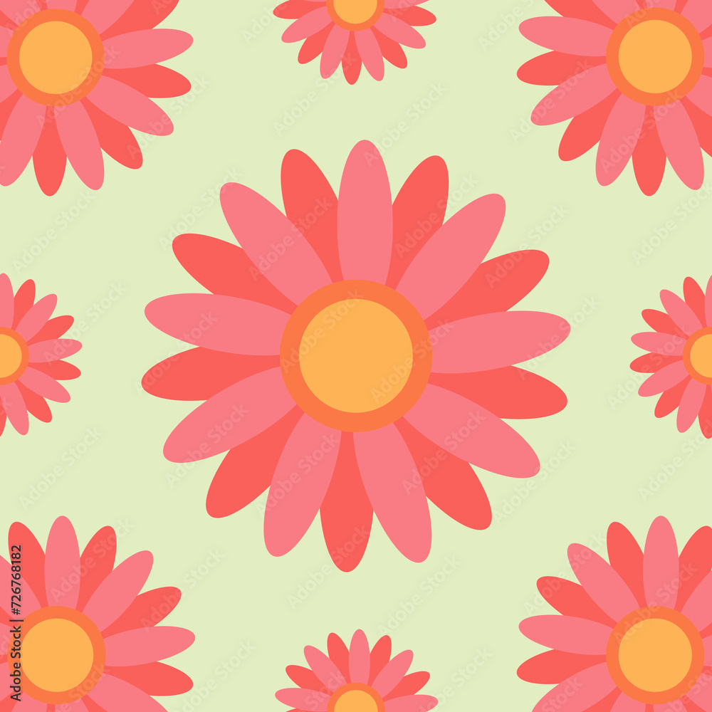 Pink Daisy Template Pink Daisy Template