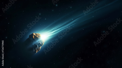 Space galaxy background  3D illustration of nebulae in the universe