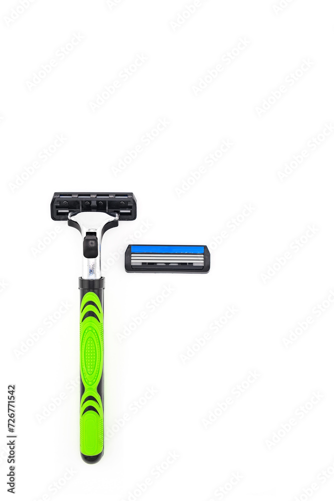 modern reusable razor with replaceable blade cassette modern reusable razor with replaceable blade cassette