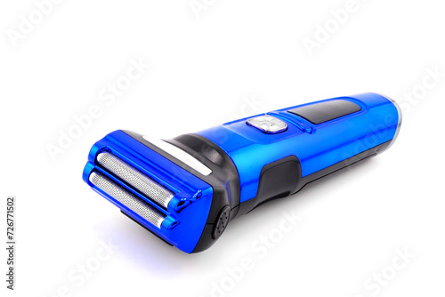 Картината върху платно men's blue cordless electric shaver
