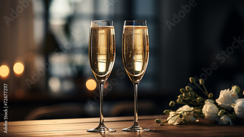 champagne French sparkling wine made from grapes banner copy space background poster greeting card, happy birthday new year, alcohol hands toasting bubble celebrate luxury.