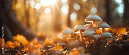 Mushroom Landscape Photo