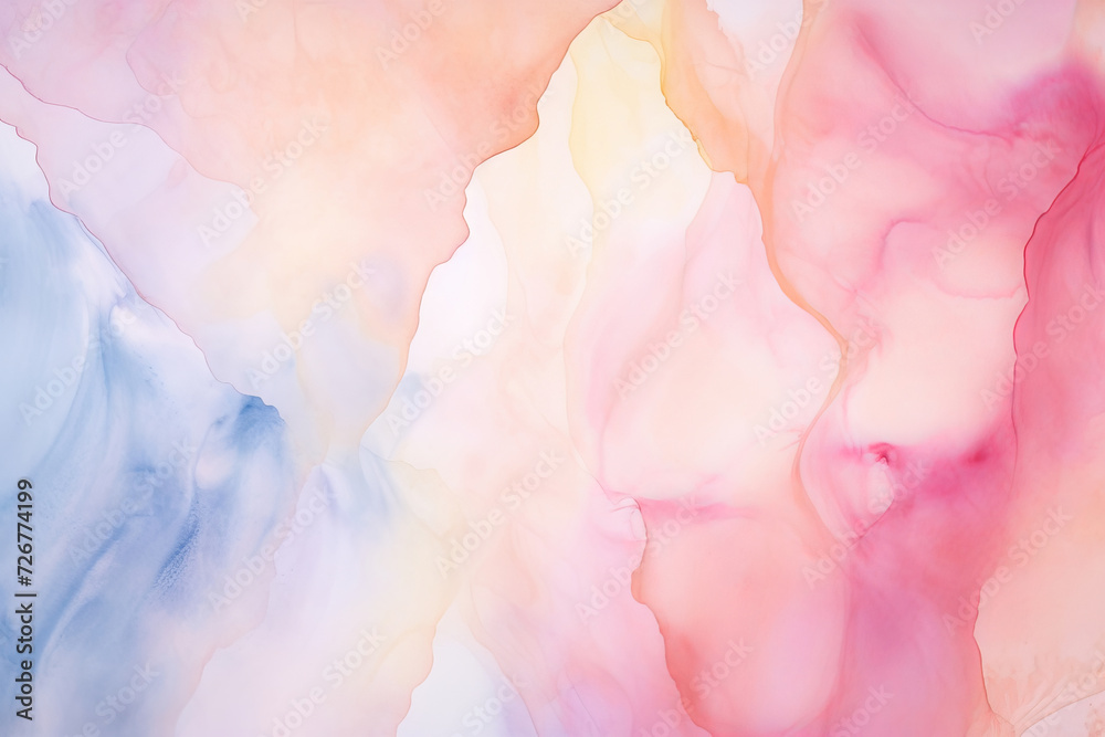 Ethereal watercolor blend on high-quality paper, a work of AI Generative art.