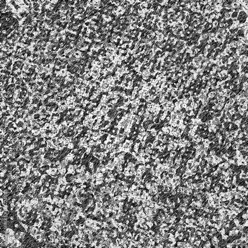 An abstract black and white halftone grunge texture background image. An abstract black and white halftone grunge texture background image.