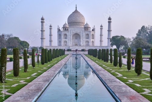 taj mahal agra country india