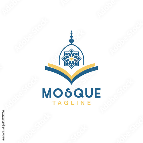 Islamic Logo Icon Design Symbol Template Flat Style Vector