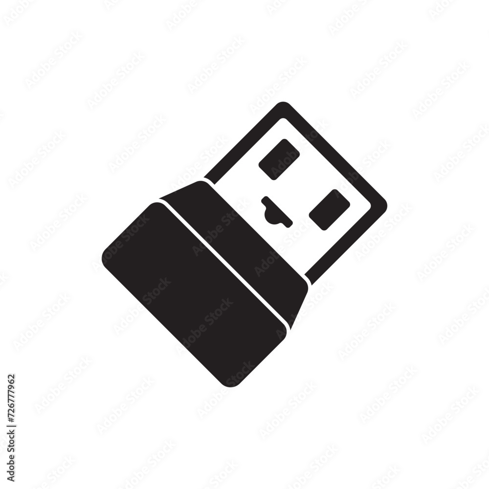 USB data transfer logo vector template USB data transfer logo vector template