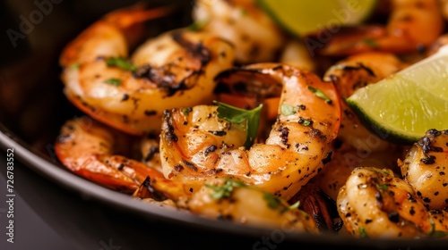 Grilled Shrimp with Lime and Herbs