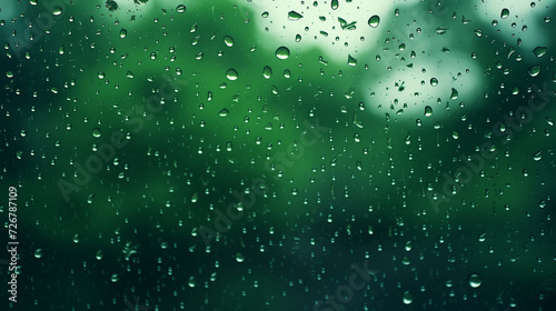 macro photography, rain on glass, green --ar 16:9 2 © Samantha Rigo
