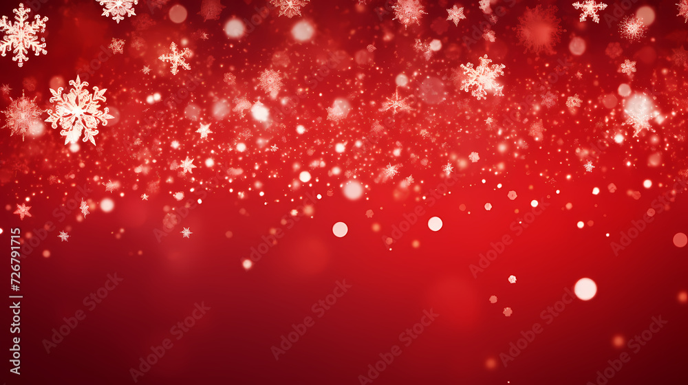 Wonderful scene formed by snowflakes, winter background Wonderful scene formed by snowflakes, winter background