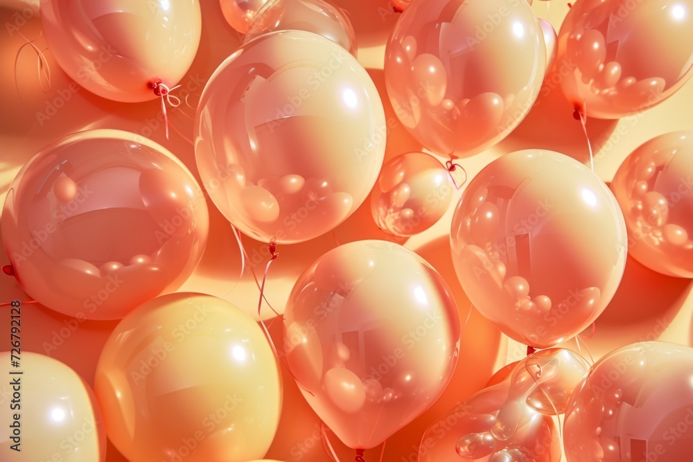 Orange balloons