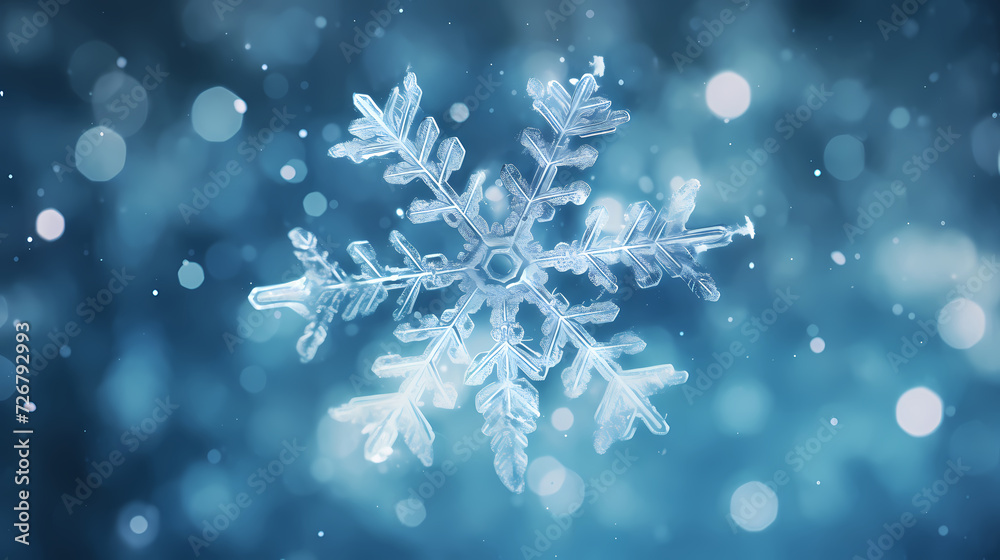 Snowflake background, snowflake border, winter holiday background, soft colors and dreamy atmosphere Snowflake background, snowflake border, winter holiday background, soft colors and dreamy atmosphere