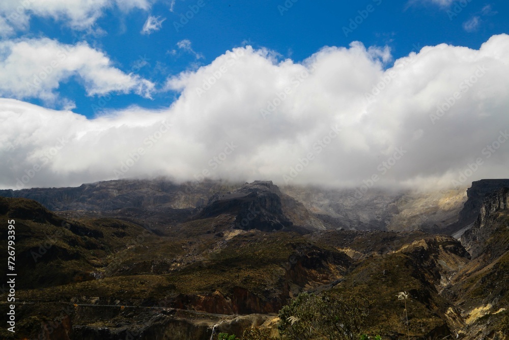 paisajes, nevado del Ruiz