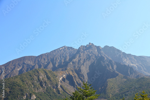 View of Sakurajima in Kagoshima, Japan © marcuspon