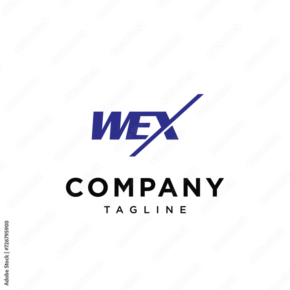 WEX logo icon vector template.eps