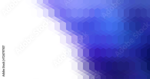 abstract elegant blue background with hex pattern
