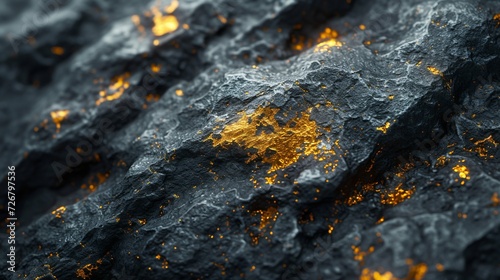 Molten Lava Cracks on Charred Earth. Generative ai