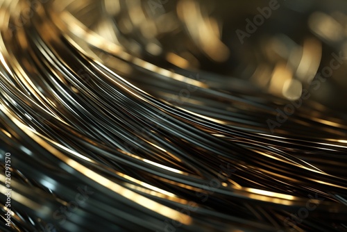 close-up view of a meticulously woven ball of metal wire presented against a simple  monochromatic backdrop to emphasize its intricate texture and form