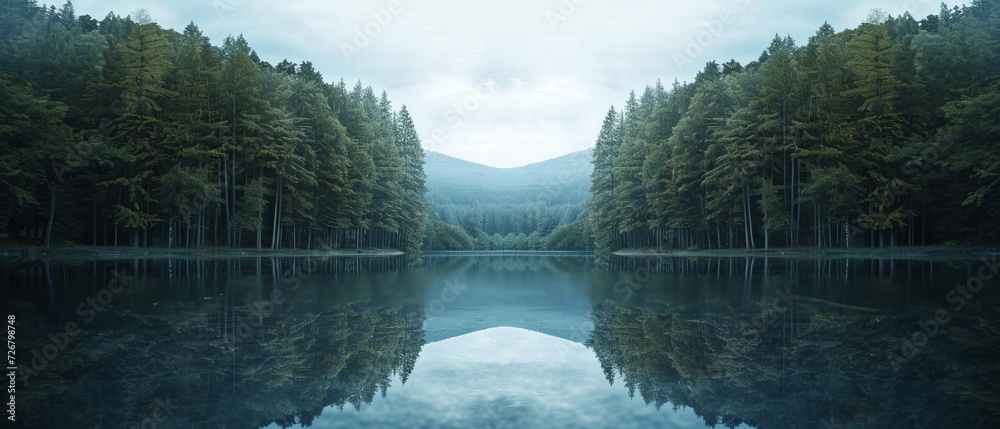 Fototapeta premium mountain landscape in the morning