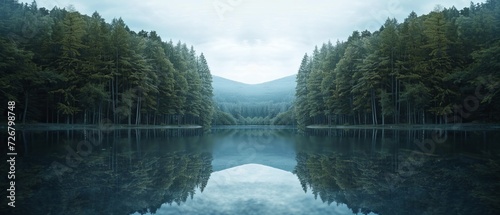 mountain landscape in the morning