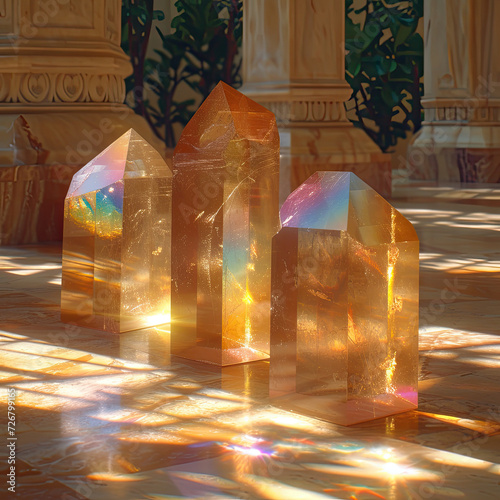 Prisms of Light Scattering from the Crystal