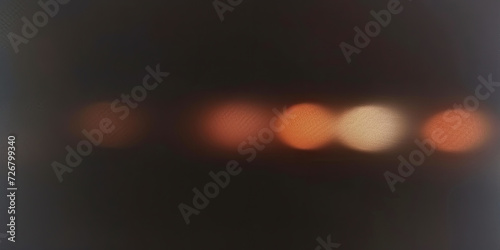 a blurry image of a black background with lights, black orange grey bokeh , a normal simple grainy noise grungy empty space or spray texture  © Planetz
