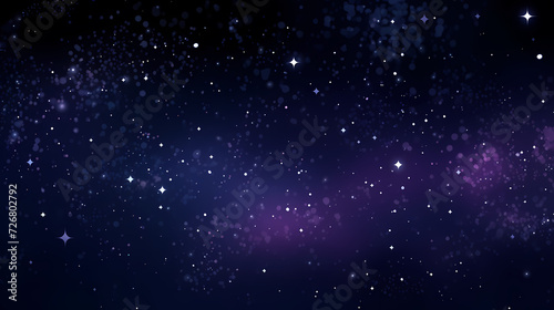 Gradient abstract stars background, starry night sky