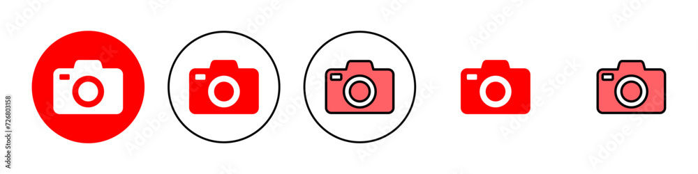 Camera icon set illustration. photo camera sign and symbol. photography icon. Camera icon set illustration. photo camera sign and symbol. photography icon.