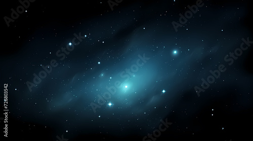 Mysterious star themed gradient background with countless twinkling stars