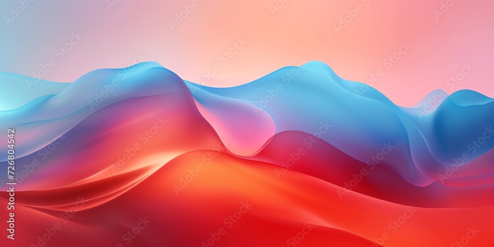 A gradient background with beautiful hues of red, blue, and orange is designed with smooth and curved lines, resembling landscapes with soft edges. A gradient background with beautiful hues of red, blue, and orange is designed with smooth and curved lines, resembling landscapes with soft edges.