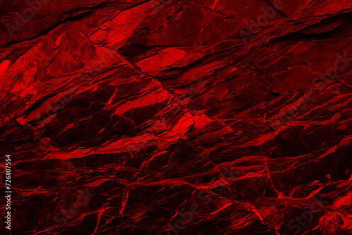 Dark stone burgundy granite texture. Close-up rock surface for banner ad design. Grunge abstract background with copy space