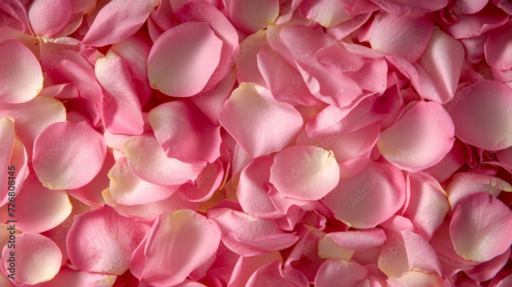 Close-up of a Pink Petals Cluster