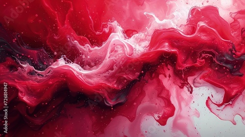 Wallpaper abstract paint background, Maroon and white accent.