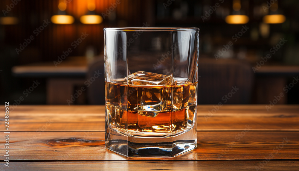 Luxury bar, elegant men, drinking whiskey, celebrating in style generated by AI Luxury bar, elegant men, drinking whiskey, celebrating in style generated by AI