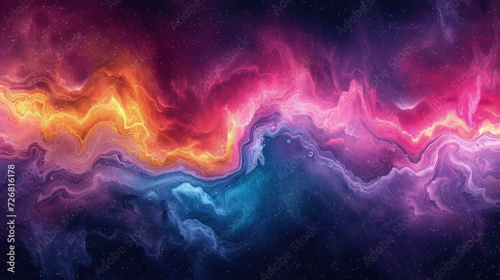 Wallpaper abstract paint background purple dark orange pink and blue, creative background.