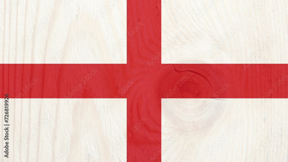 Fototapeta premium Wooden planks England national country flag vector