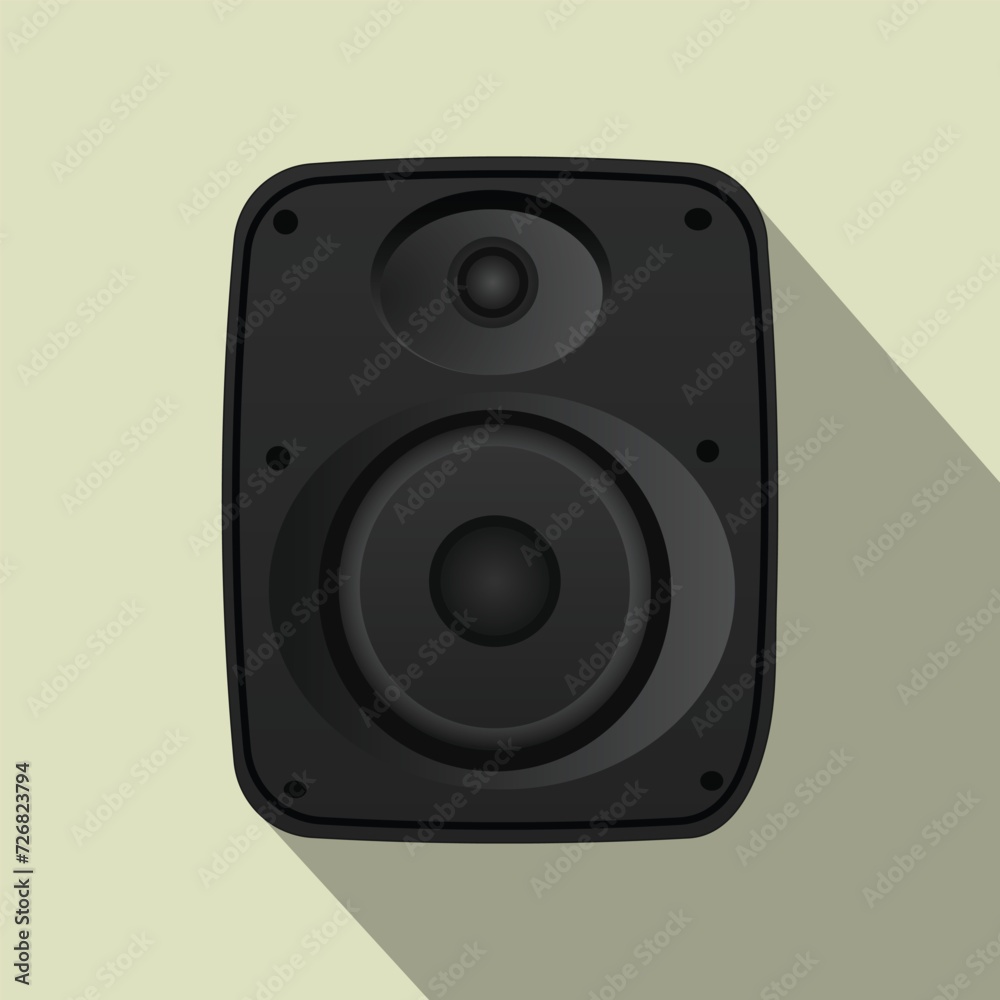 speaker music bass. sound electronic equipment icon vector illustration speaker music bass. sound electronic equipment icon vector illustration
