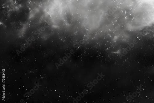 For composition effect flying, heavy snowflakes, snowflakes falling isolated on black background, rain overlay