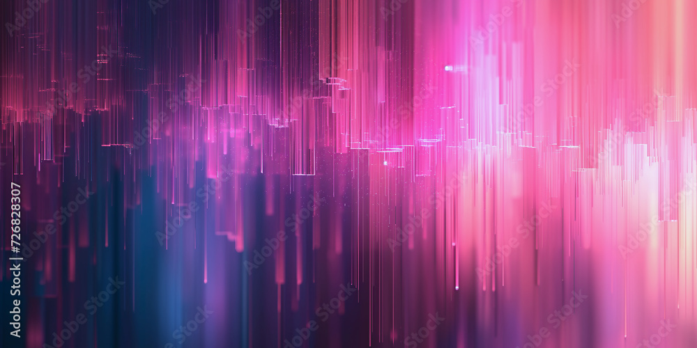 Abstract city lines stock market background pink dark blue black, web page background
