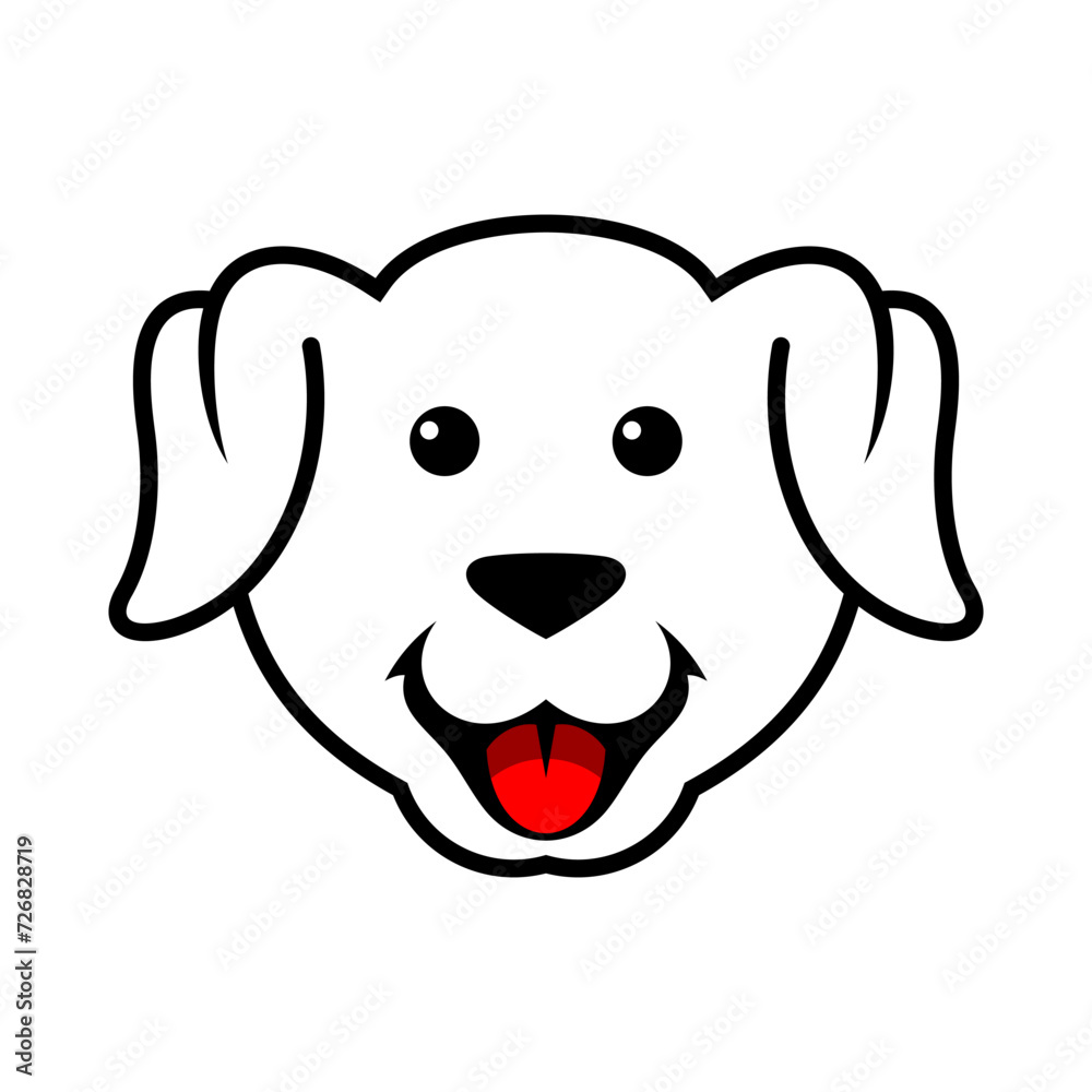 Dog Head Vector Logo Design Template Dog Head Vector Logo Design Template