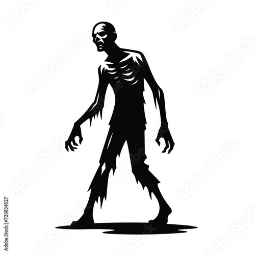 Zombie Silhouette Walking