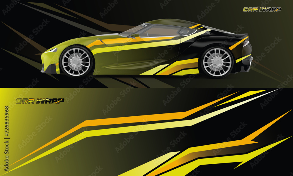 Fototapeta premium CAR WRAP SPORT DESIGN