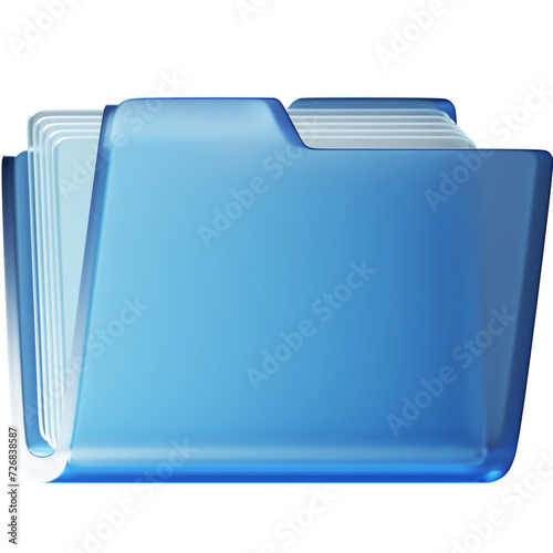 File Folder 3D Icon