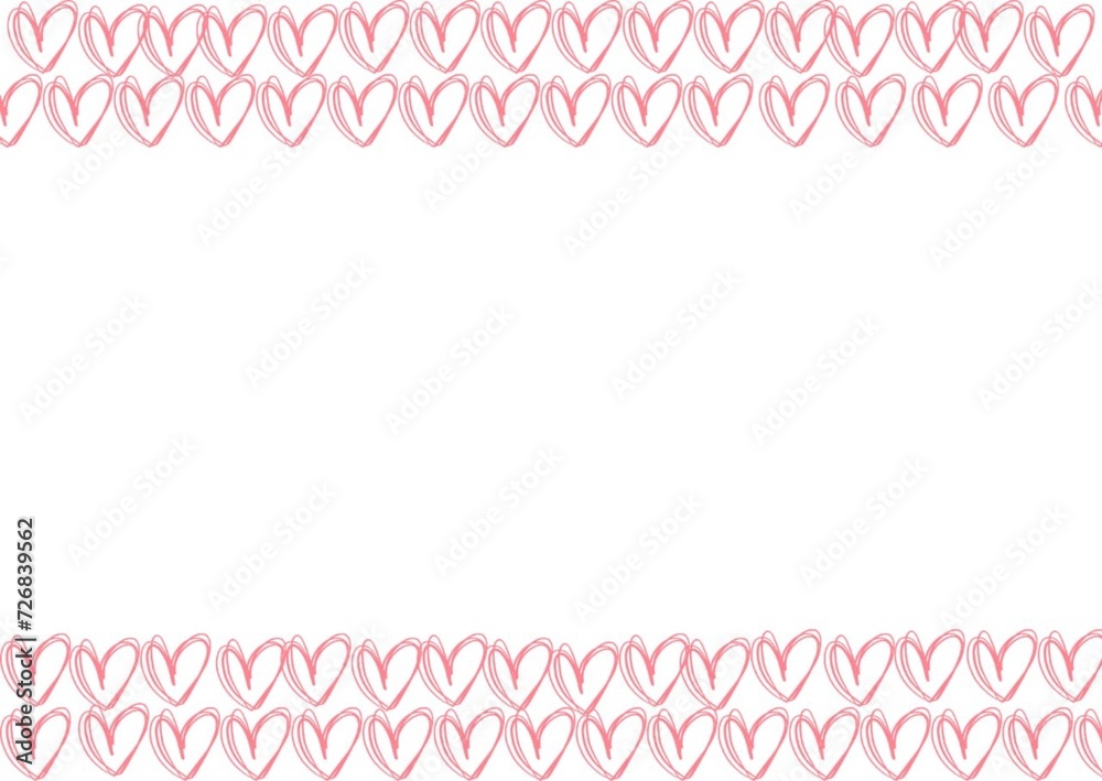 pink heart border pink heart border
